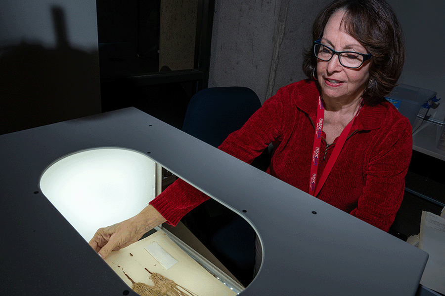 Employee digitizing a three dimensional object.