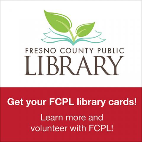 Poster for Fresno County Public Library event.