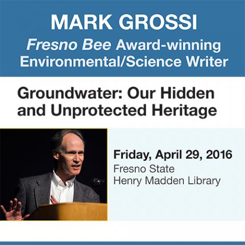 Poster and info for Grossi event.