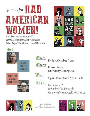 Rad American Women event flyer